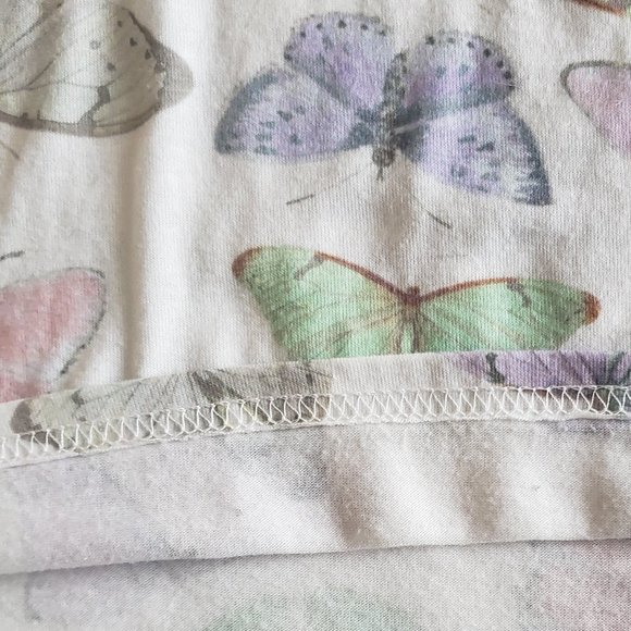 PRETTYLITTLETHING Bodycon Butterfly Print Spaghetti Strap Mini Dress Sz 4 - Picture 10 of 12